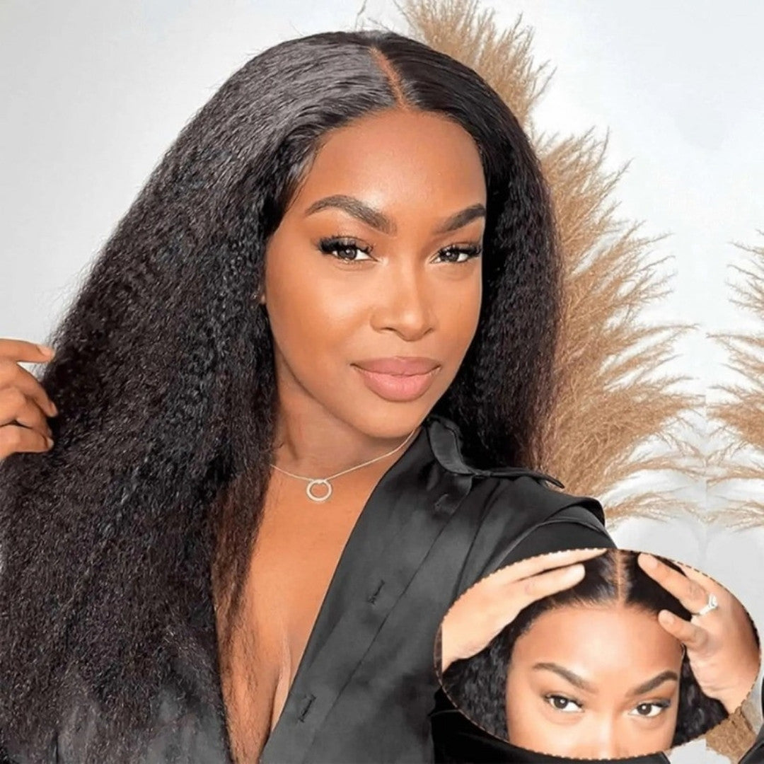Perruque lace front kinky straight – détail 1
