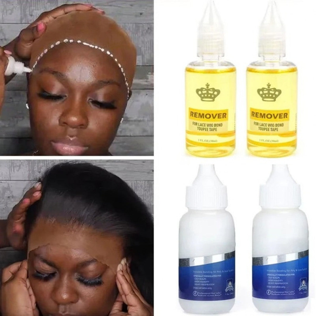 Colle pour perruque et dissolvant – détail 1