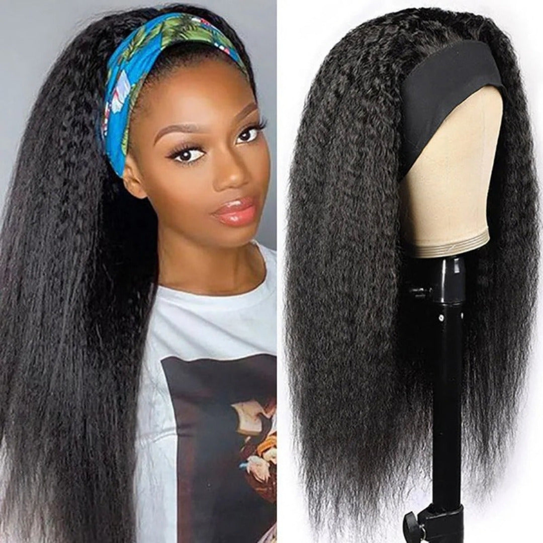 Perruque bandeau kinky straight – photo produit 1