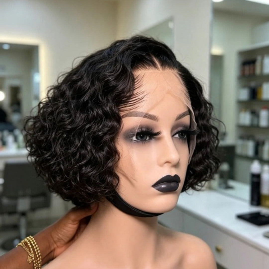 Perruque carré deep wave closure 5x5 – photo produit 1