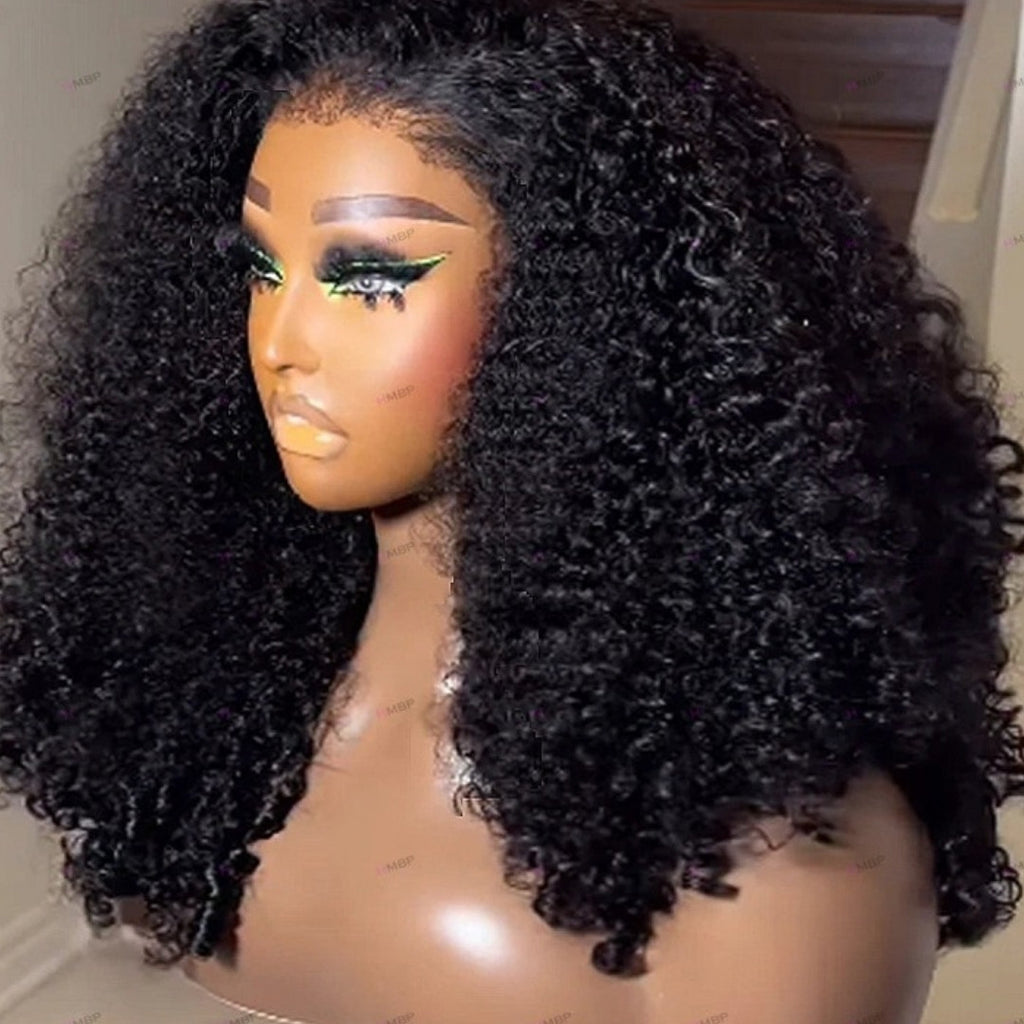 Perruque lace front kinky curly – détail 1