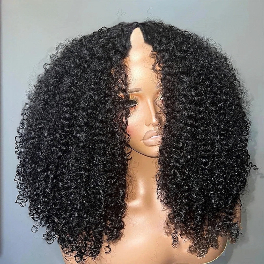 Perruque V-part kinky curly – détail 1
