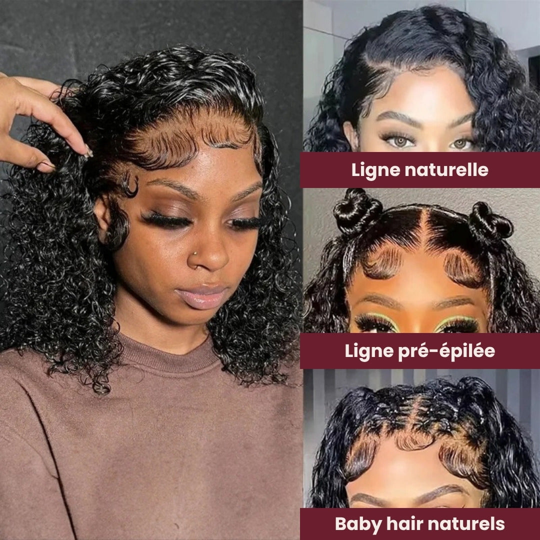 Perruque carré deep wave closure 5x5 – photo produit 3