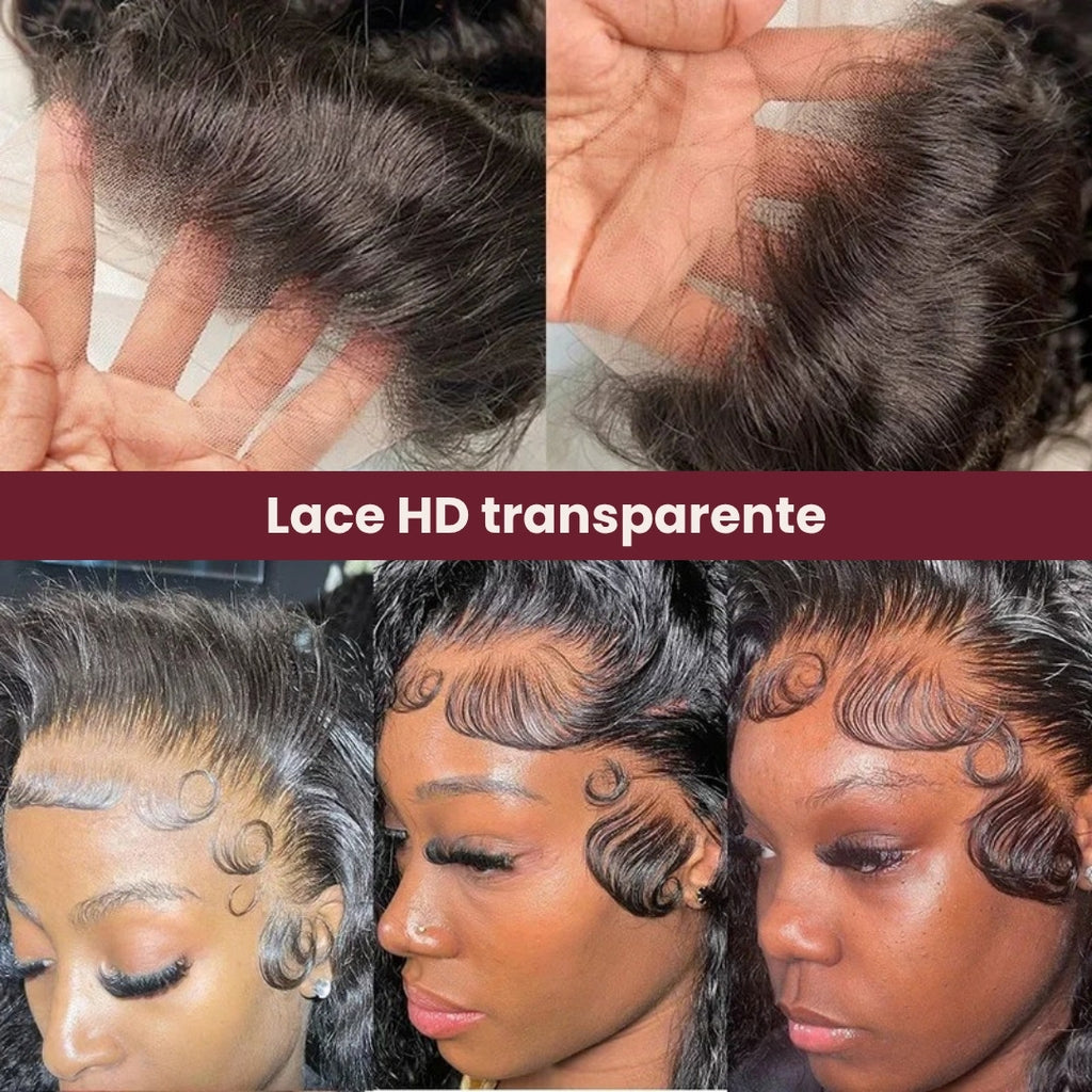 Perruque lace front afro crépue 4C – photo produit 3