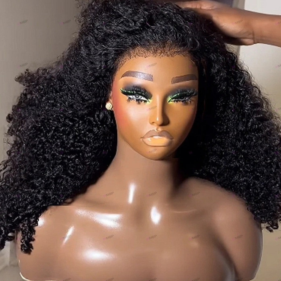 Perruque lace front kinky curly – détail 4