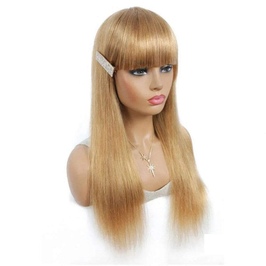 Perruque blonde avec frange – photo produit 1