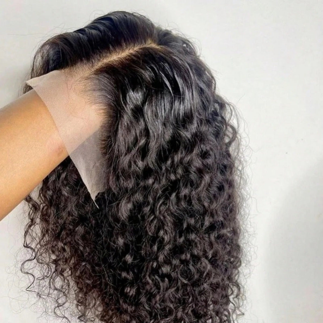 Perruque carré bouclé closure 5x5 sans colle – photo produit 3