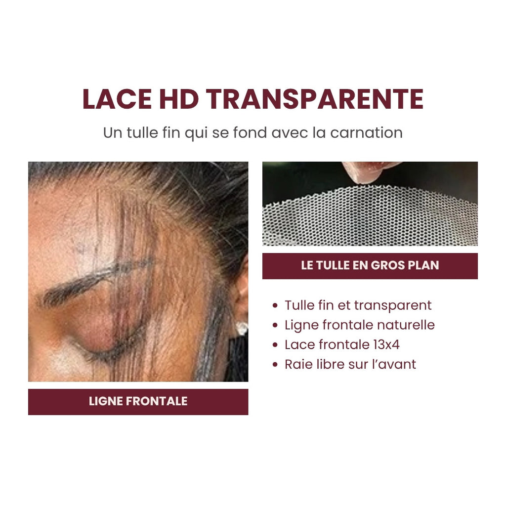 Perruque lace front body wave 13x4 – détail 3