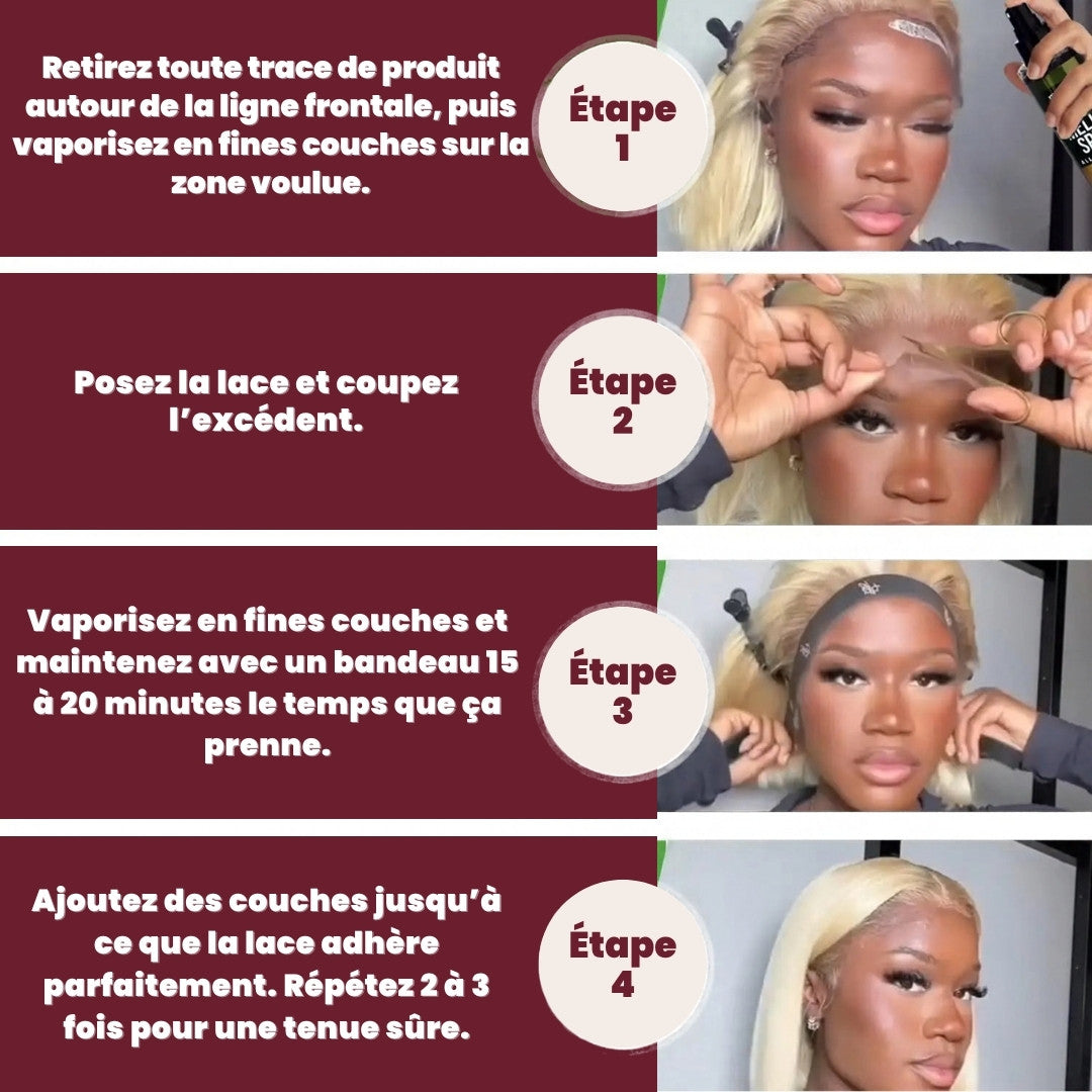 Spray de fixation pour perruque – détail 3