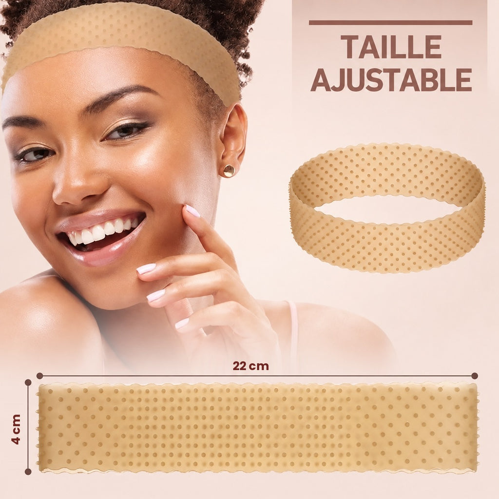 Bandeau anti-glisse pour perruque