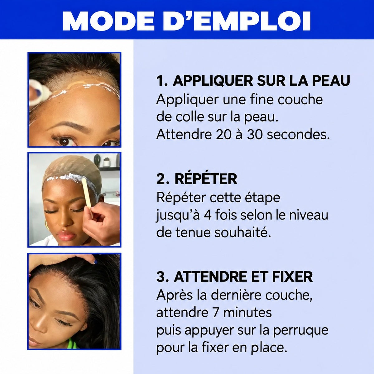 Colle pour perruque et dissolvant – détail 3