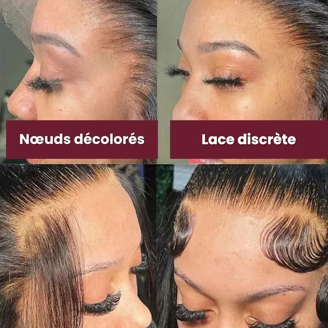 Perruque lace front lisse 13x4 – détail 4