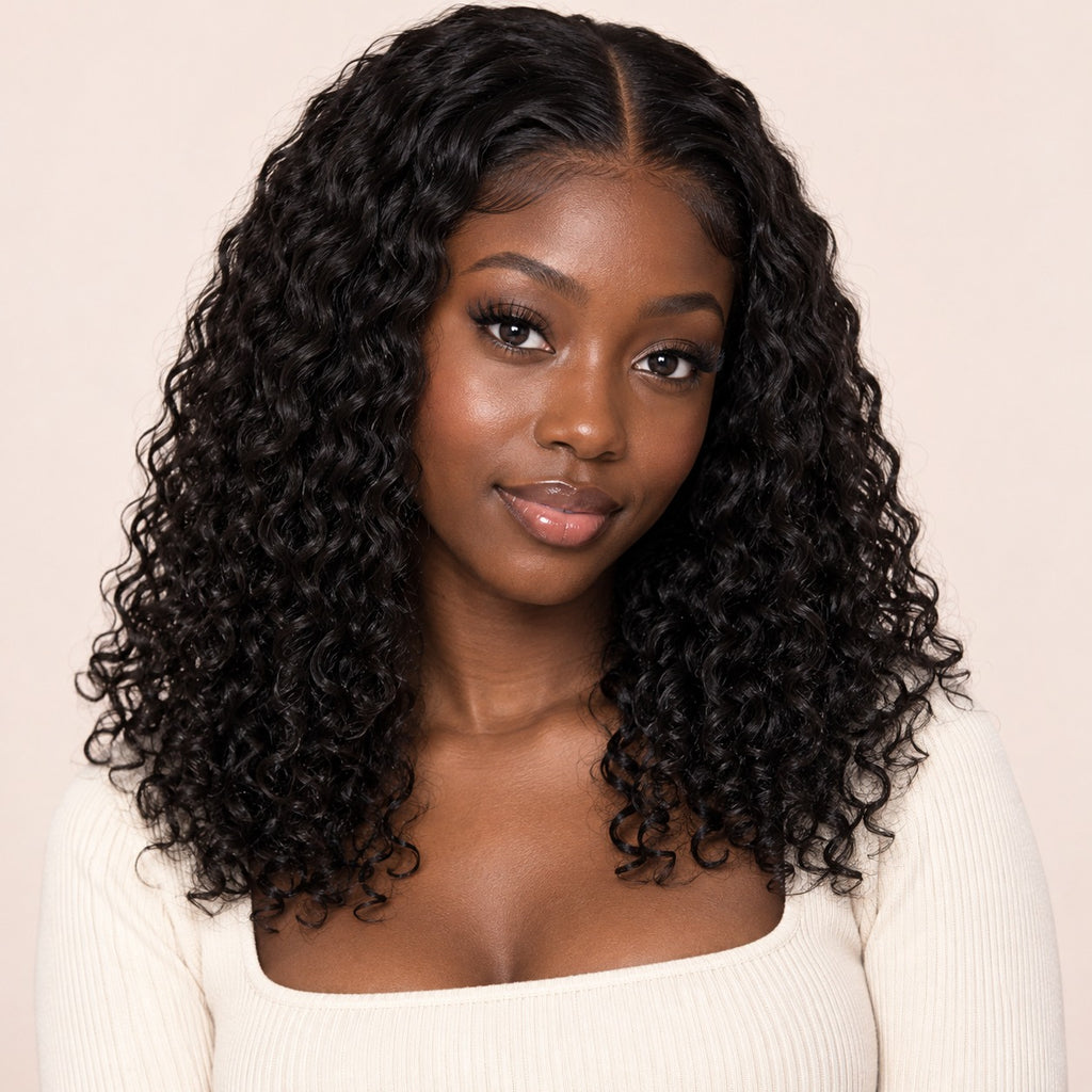 Perruque lace front deep wave – portrait