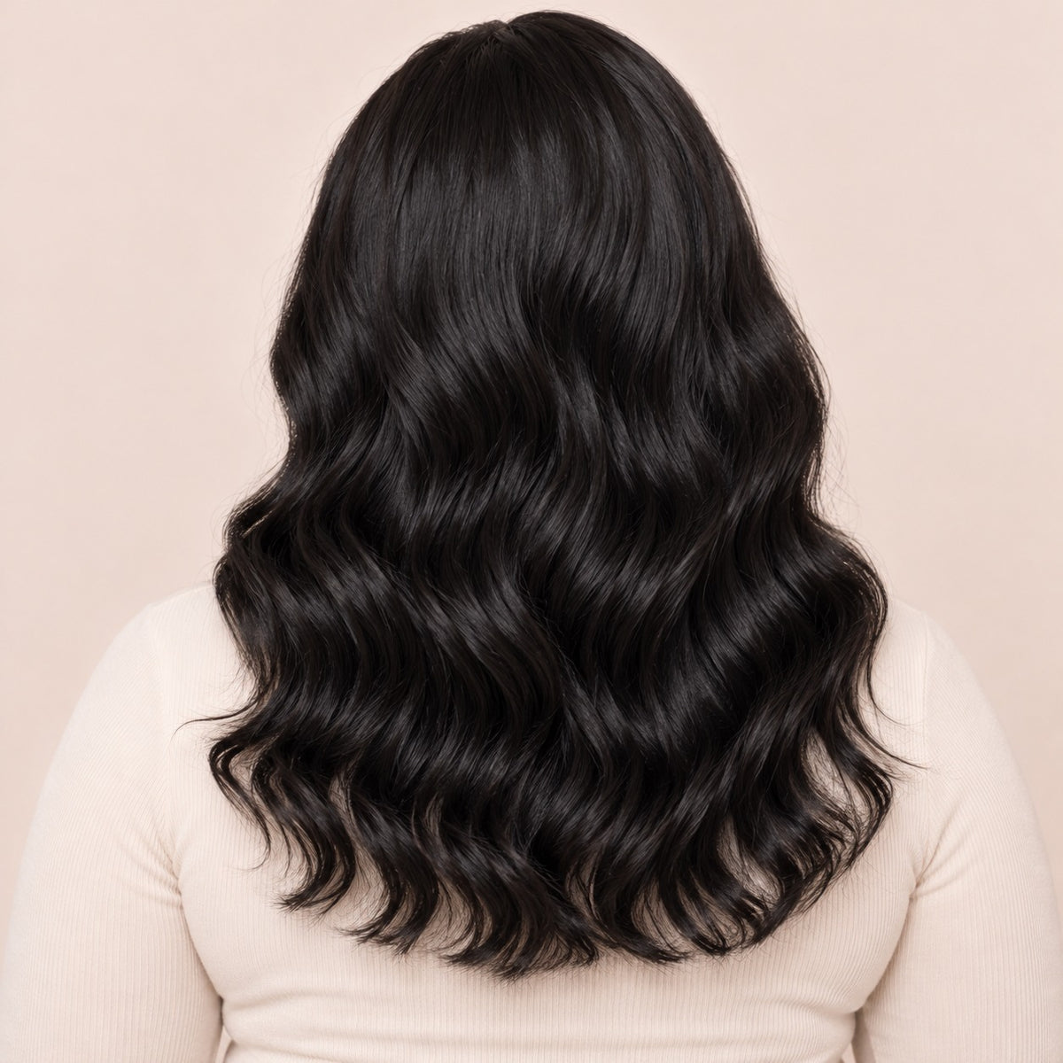 Perruque bandeau body wave – de dos